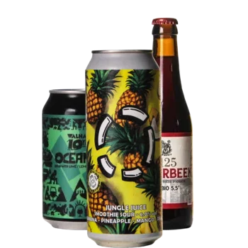 Selectie van fruit bieren uit ons assortiment