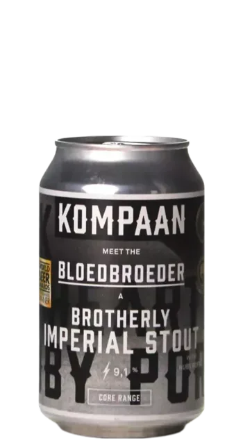 Kompaan Bloedbroeder Blik 33 Stout Bier kopen