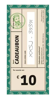 Cadeaubon €10 Bier kopen