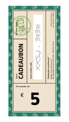 Cadeaubon €5 Bier kopen