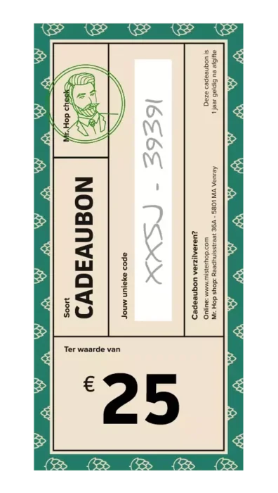 Cadeaubon €25 Bier kopen