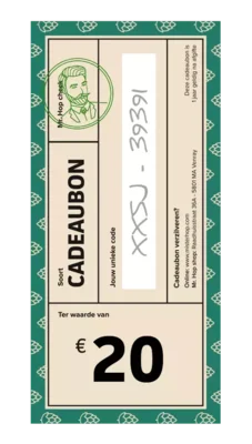 Cadeaubon €20 Bier kopen
