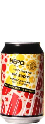 Nepo Brewing Crazy Lines #66 Big Buddy 33 IPA Bier kopen
