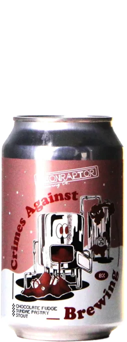 Neon Raptor Crimes Against Brewing Chocolate Fudge Sundae 33 Stout Bier kopen