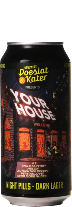 Poesiat & Kater / Send More Nudes / Persianlove / Authentiek Recept / Melon / Smile Factory Your House Night Pills 44 Pils Bier kopen
