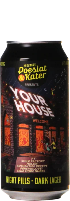 Poesiat & Kater / Send More Nudes / Persianlove / Authentiek Recept / Melon / Smile Factory Your House Night Pills 44 Pils Bier kopen