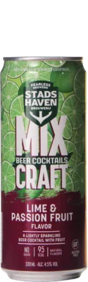 Stadshaven Mix Craft Lime & Passionfruit 33 Mixdrank Bier kopen