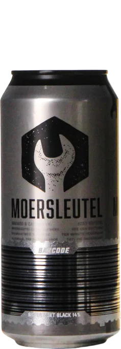De Moersleutel Barcode Silver & Jet Black 44 Stout Bier kopen