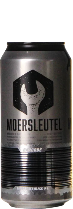 De Moersleutel Barcode Silver & Jet Black 44 Stout Bier kopen