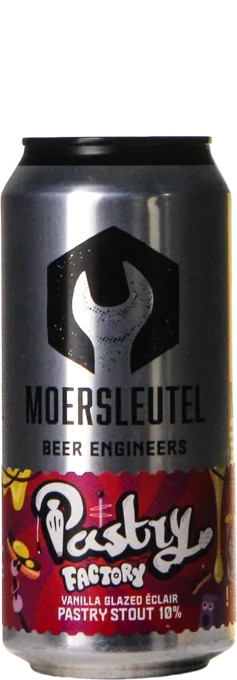 De Moersleutel Pastry Factory: Vanilla Glazed Eclair 44 Stout Bier kopen