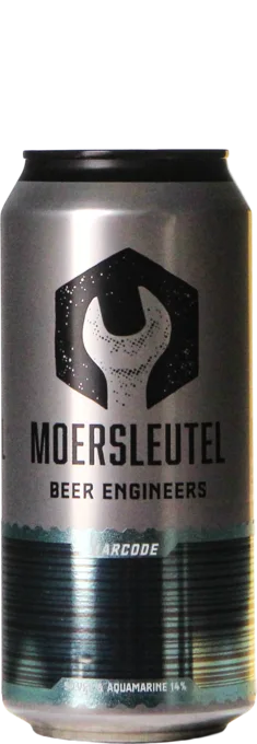 De Moersleutel Barcode Silver & Aquamarine 44 Stout Bier kopen