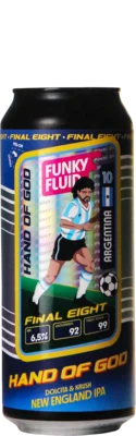 Funky Fluid Hand of God (Final Eight - Argentina) 50 IPA Bier kopen