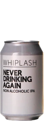 Whiplash Never Drinking Again 33 Alcoholvrij Bier kopen