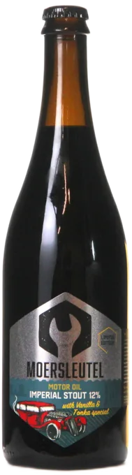 De Moersleutel Motor Oil with Vanilla and Tonka 2026 75cl 75 Stout Bier kopen