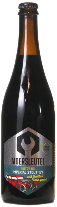De Moersleutel Motor Oil with Vanilla and Tonka 2026 75cl 75 Stout Bier kopen