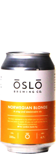 Oslo Brewing Norwegian Blonde